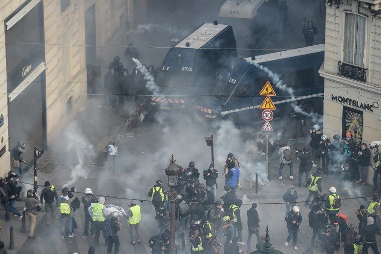 احتجاجات باريس السبت