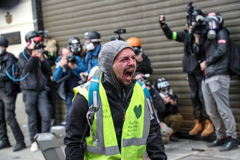 احتجاجات باريس السبت