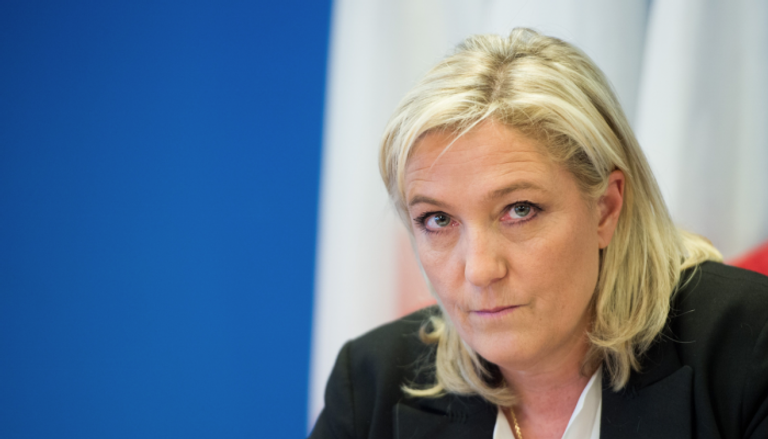 زعيمة اليمين الفرنسي المتطرف مارين لوبان