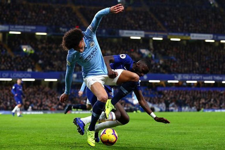 ليروي ساني لاعب مانشستر سيتي 