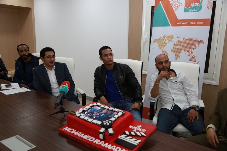 محمد رمضان في ندوة