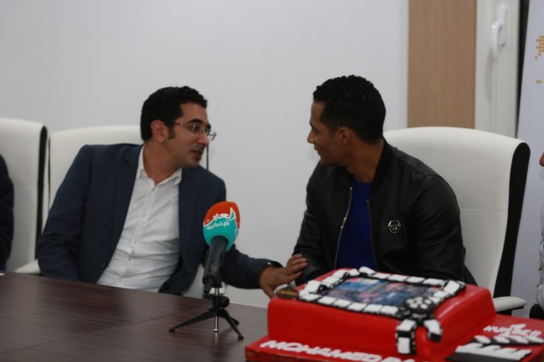 محمد رمضان في ندوة