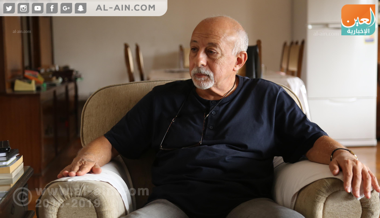 الروائي المصري نعيم صبري خلال حديثه لـ