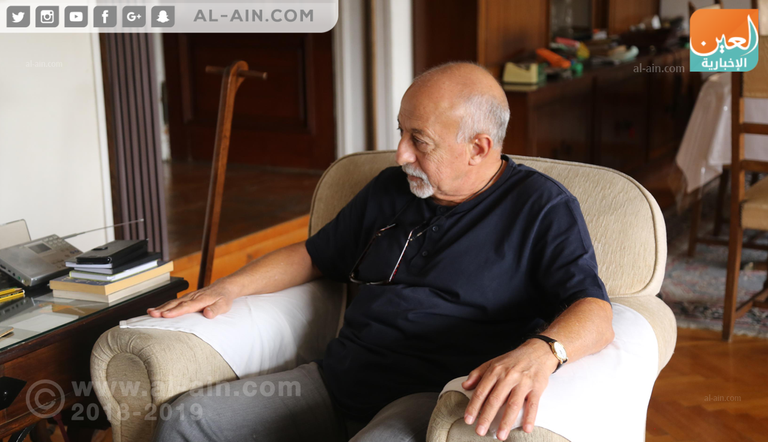 الروائي المصري نعيم صبري خلال حديثه لـ