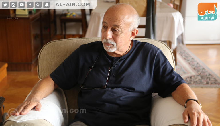 الروائي المصري نعيم صبري خلال حديثه لـ