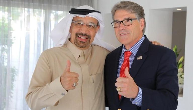 وزير الطاقة السعودي ونظيرة الأمريكي