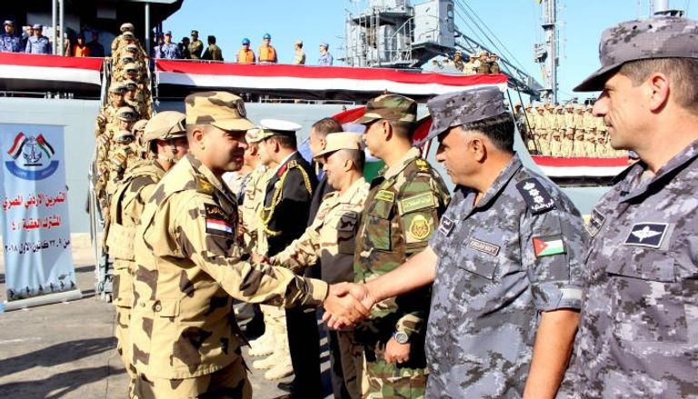 القوات المصرية تصل الأردن لتنفيذ تدريب 