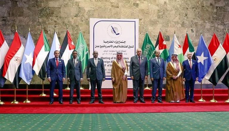 وزراء خارجية الدول العربية والأفريقية المطلة على البحر الأحمر