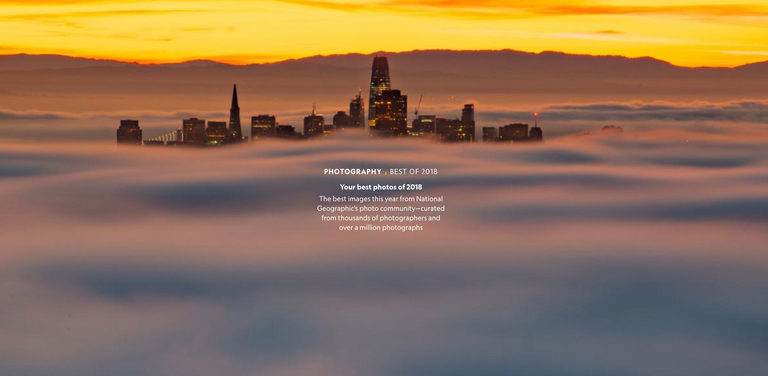 صورة تبرز معالم أبوظبي ضمن أفضل الصور لعام ٢٠١٨ 