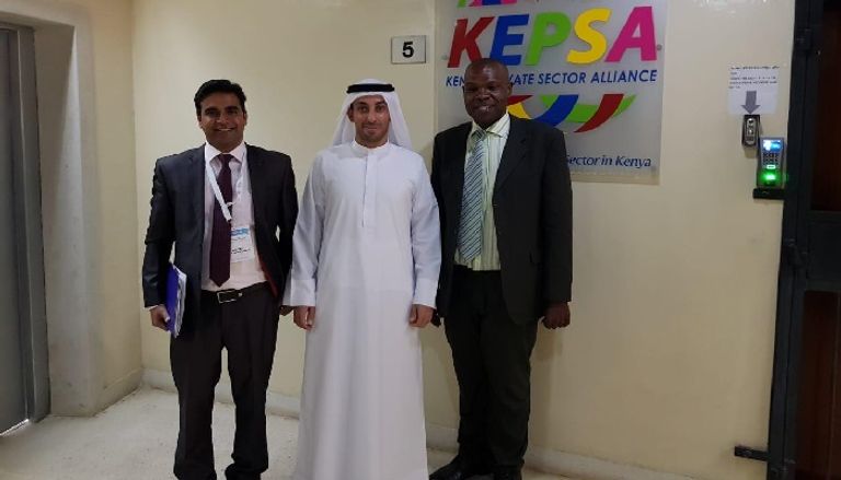 على هامش لقاء مسؤولي غرفة الشارقة مع الوفد الكيني