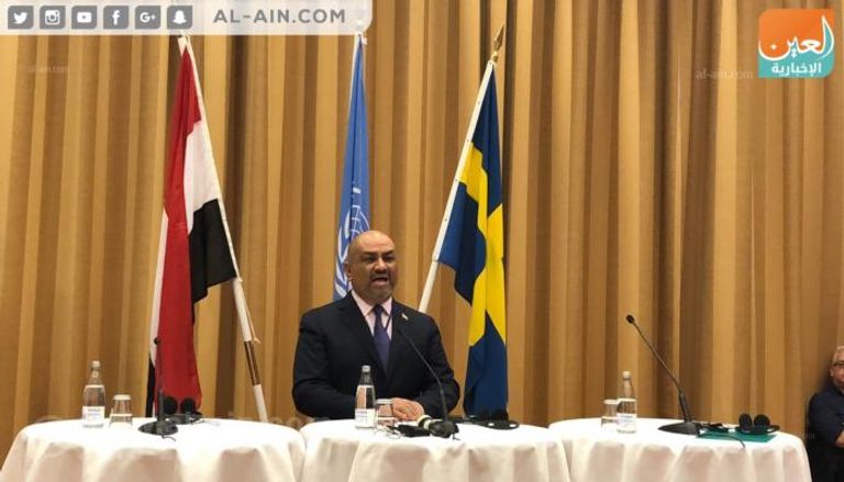 وزير الخارجية اليمني ورئيس الوفد الحكومي لمشاورات السلام خالد اليماني 