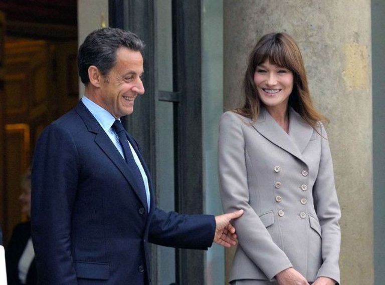 كارلا بروني وفاليري تريلولير