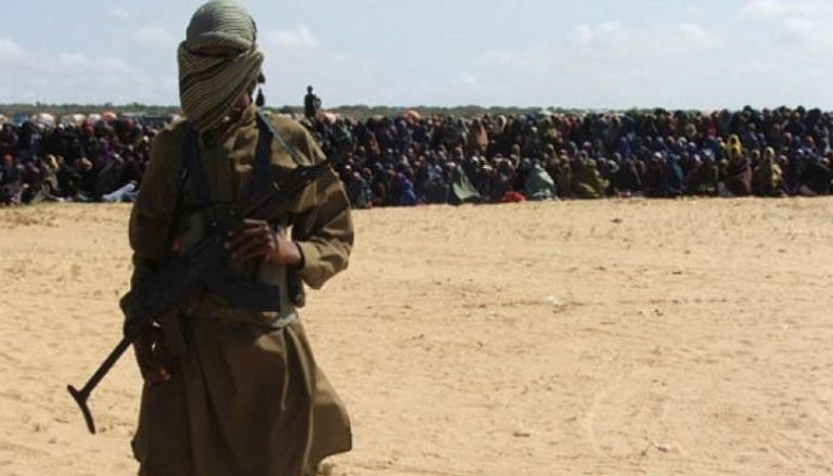 إرهابي من حركة الشباب الصومالية في إحدى ساحات الإعدام - أرشيفية