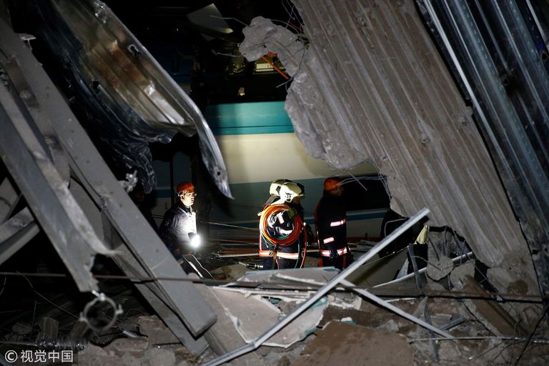 القطار المحطم - تويتر