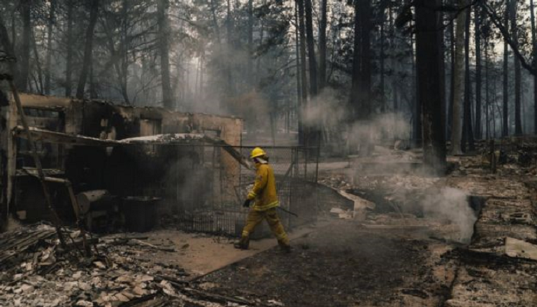 صورة أرشيفية لحرائق كاليفورنيا