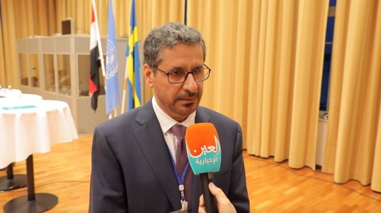 سفير دولة الإمارات لدى اليمن سالم الغفلي متحدثا للعين الإخبارية سفير دولة الإمارات لدى اليمن سالم الغفلي متحدثا للعين الإخبارية