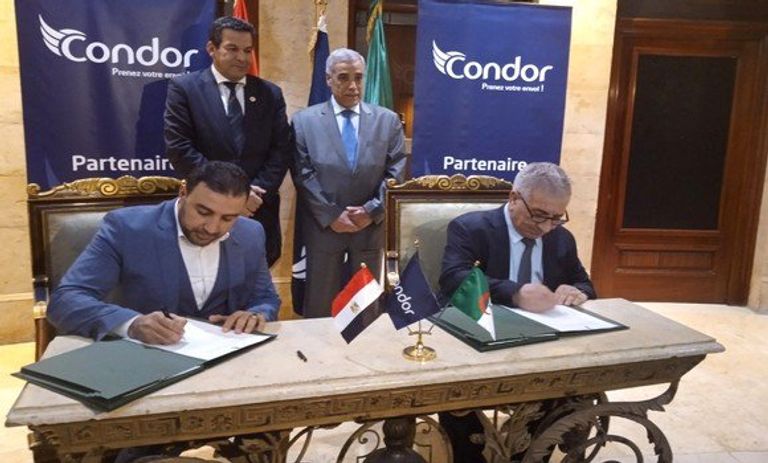 توقيع الاتفاقية بين كوندور الجزائرية وشركائها المصريين مصر والجزائر يعززان العلاقات الثنائية