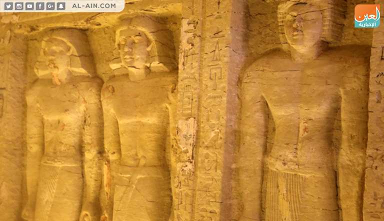 المقبرة الأثرية المكتشفة بمنطقة سقارة 