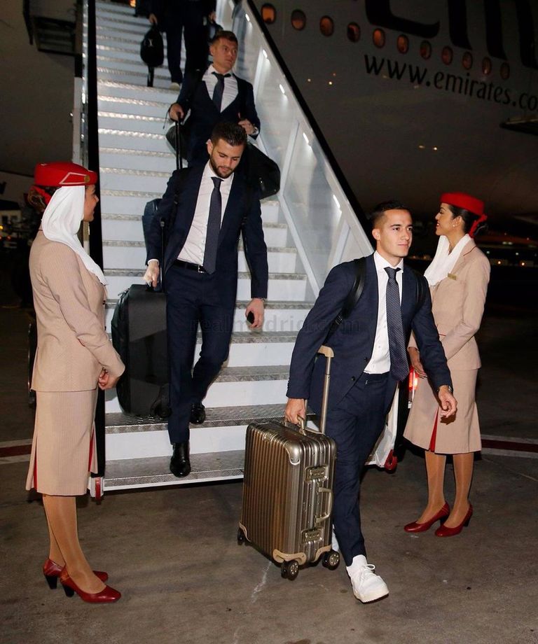 وصول ريال مدريد للعاصمة 