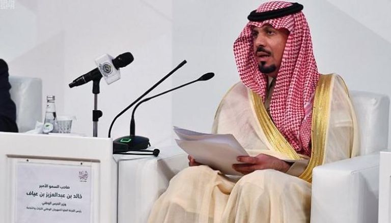 الأمير خالد بن عبدالعزيز بن عيّاف رئيس المهرجان الوطني للتراث
