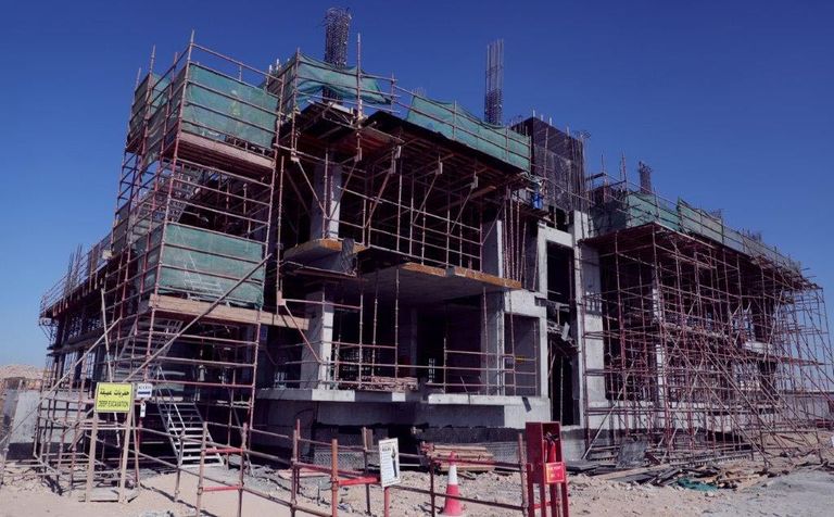 جانب من المشروع الذي تنفذه شركة مساندة لصالح شرطة أبو ظبي أحد المشروعات بتنفيذ شركة مساندة لصالح شرطة أبوظبي