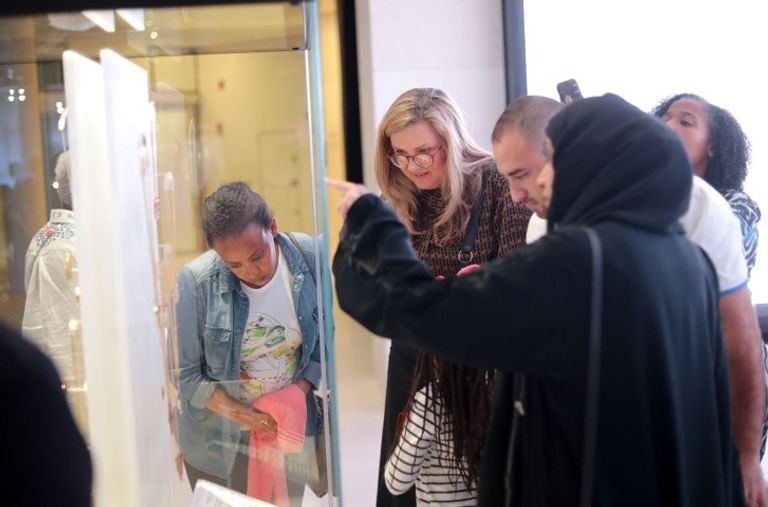 جانب من معرض "الشيخ زايد: قرن من الذكريات"