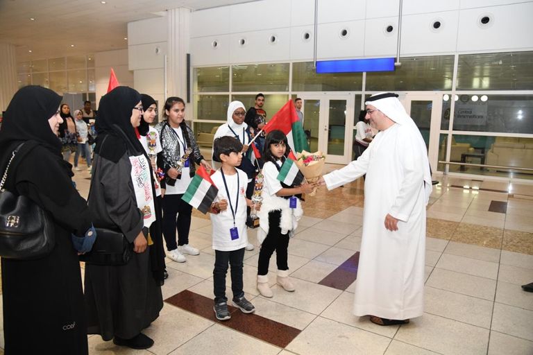 أطفال الشارقة يحصدون مراكز متقدمة في مسابقة "يوسي ماس" بماليزيا