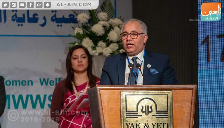 خلال مشاركة د. علي النعيمي في المؤتمر