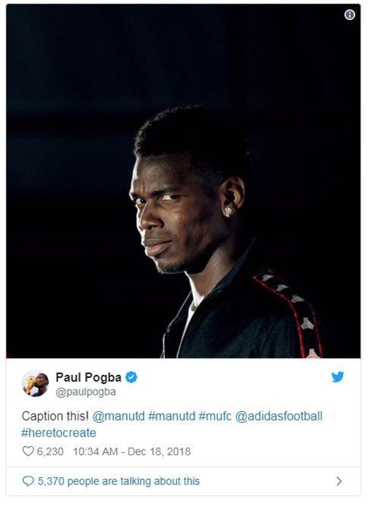 تغريدة بوجبا المحذوفة جوزيه مورينيو وبول بوجبا