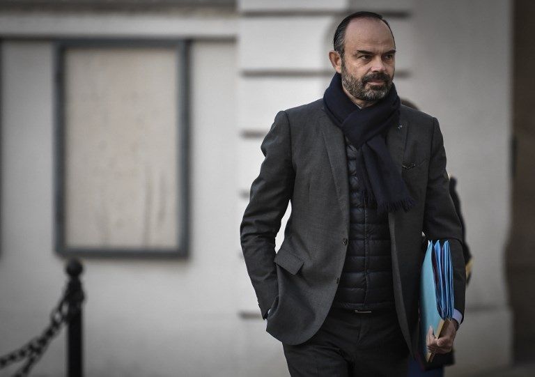 إدوار فيليب رئيس الوزراء الفرنسي الرئيس الفرنسي إيمانويل ماكرون