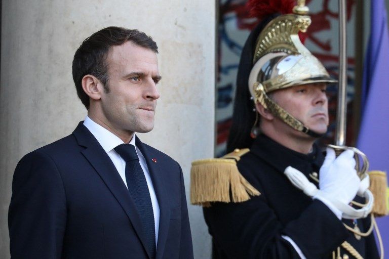 الرئيس الفرنسي إيمانويل ماكرون