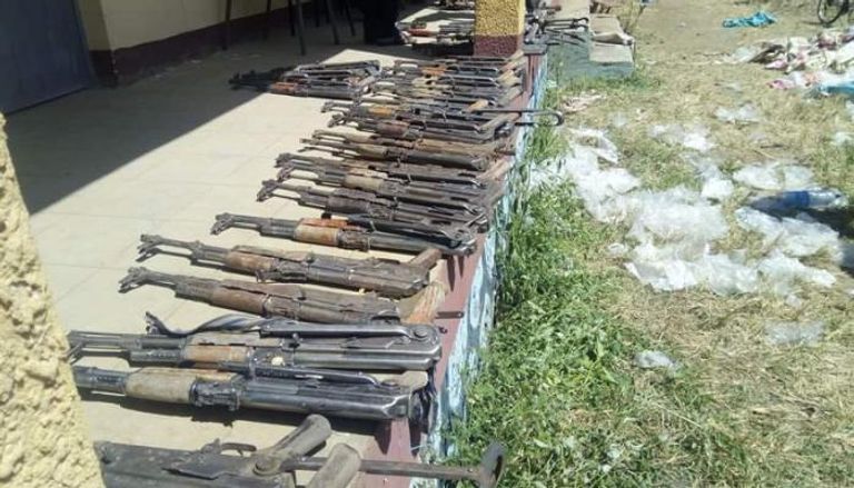 أسلحة تركية مضبوطة في إثيوبيا- أرشيفية