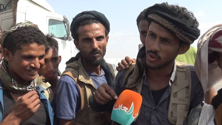 متحدث ألوية العمالقة مأمون المهجمي خلال حديثه لـ