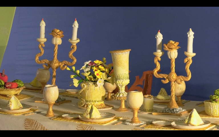 كعكة على شكل القلعة الحمراء في نيودلهي تشد انتباه الزوار