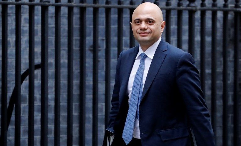 ساجد جاويد وزير الداخلية البريطاني