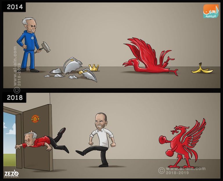 جوزيه مورينيو المدير الفني السابق لفريق مانشستر يونايتد