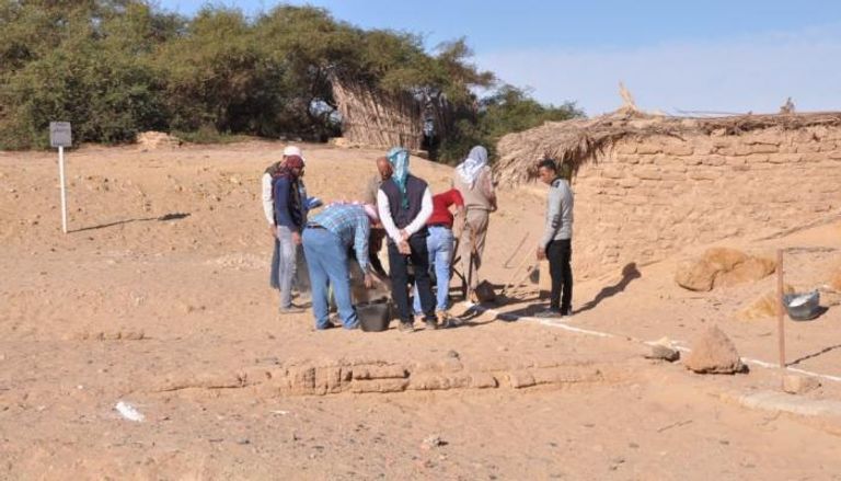 أعمال حفر لبعثة مصرية أثرية - صورة أرشيفية