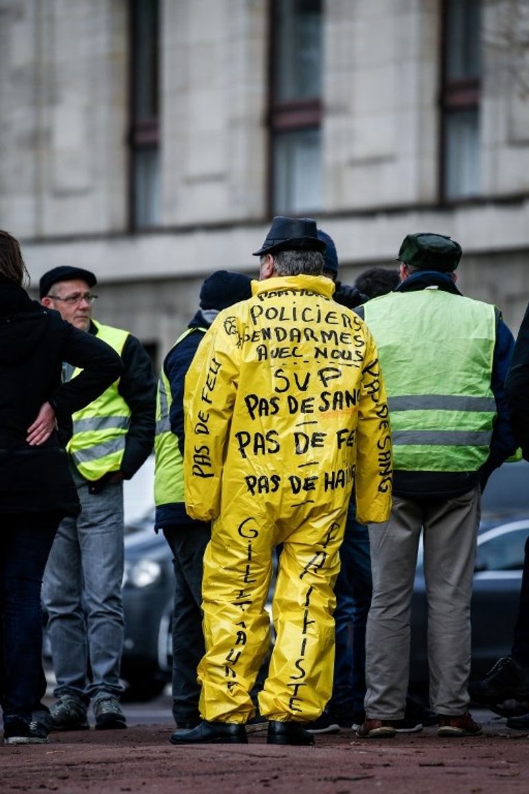 انطلاق "الفصل السادس" من احتجاجات السترات الصفراء انطلاق "الفصل السادس" من احتجاجات السترات الصفراء - أ.ف.ب