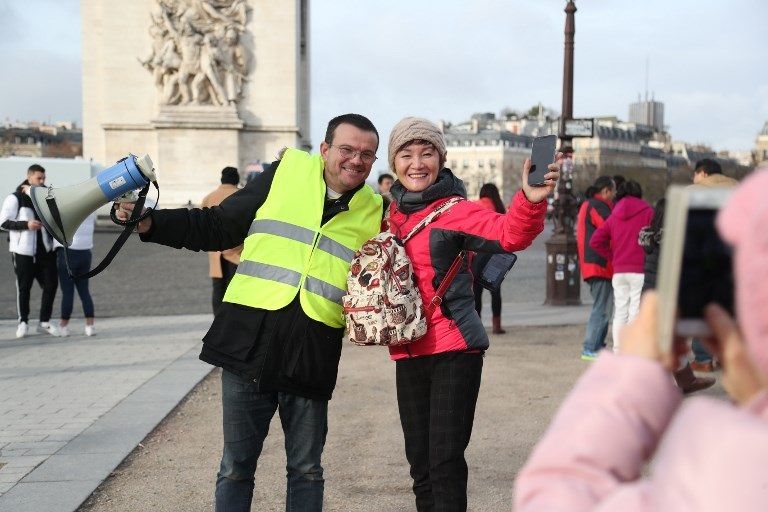 انطلاق "الفصل السادس" من احتجاجات السترات الصفراء انطلاق "الفصل السادس" من احتجاجات السترات الصفراء - أ.ف.ب