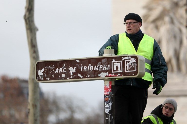 انطلاق "الفصل السادس" من احتجاجات السترات الصفراء انطلاق "الفصل السادس" من احتجاجات السترات الصفراء - أ.ف.ب