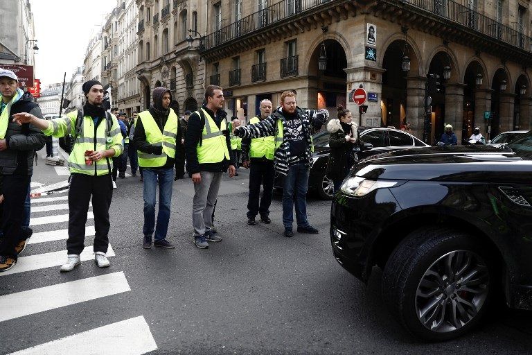 انطلاق "الفصل السادس" من احتجاجات السترات الصفراء انطلاق "الفصل السادس" من احتجاجات السترات الصفراء - أ.ف.ب