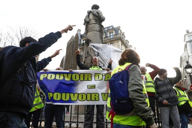 انطلاق "الفصل السادس" من احتجاجات السترات الصفراء انطلاق "الفصل السادس" من احتجاجات السترات الصفراء - أ.ف.ب