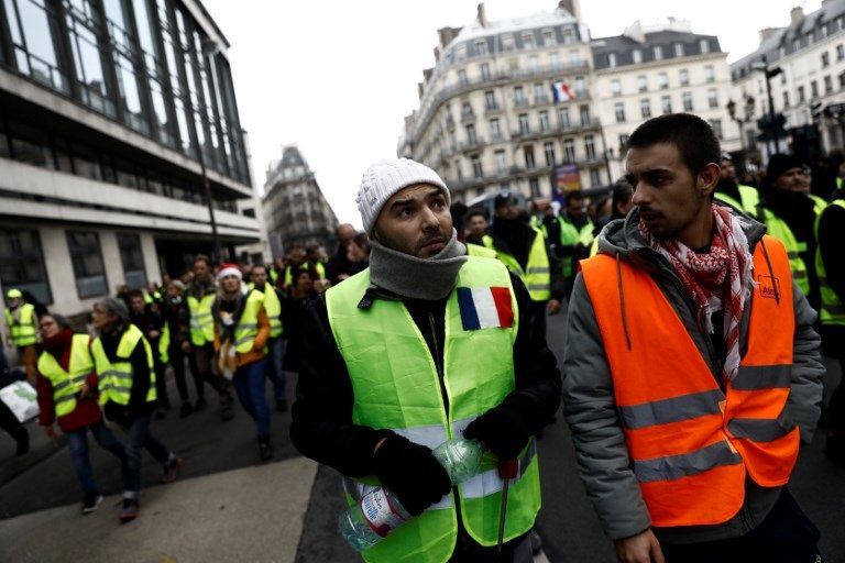 انطلاق "الفصل السادس" من احتجاجات السترات الصفراء انطلاق "الفصل السادس" من احتجاجات السترات الصفراء - أ.ف.ب