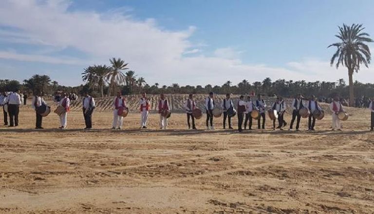 جانب من افتتاح مهرجان الواحات الدولي بتونس