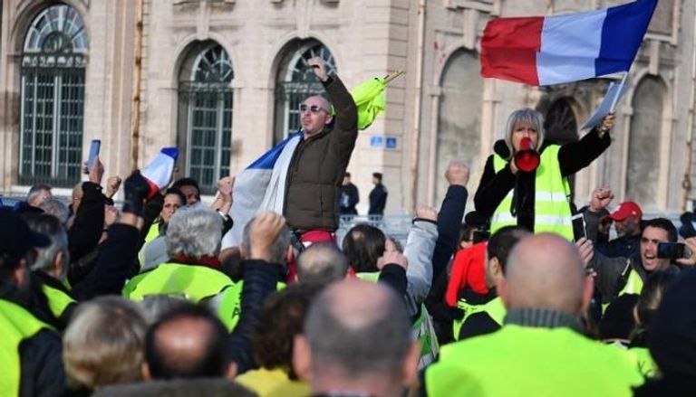 المظاهرات في فرنسا