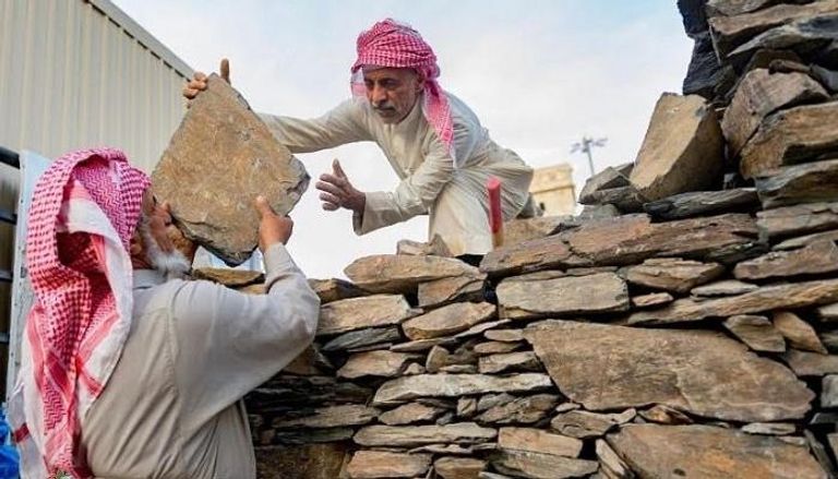 جناح البناء في مهرجان الجنادرية بالسعودية