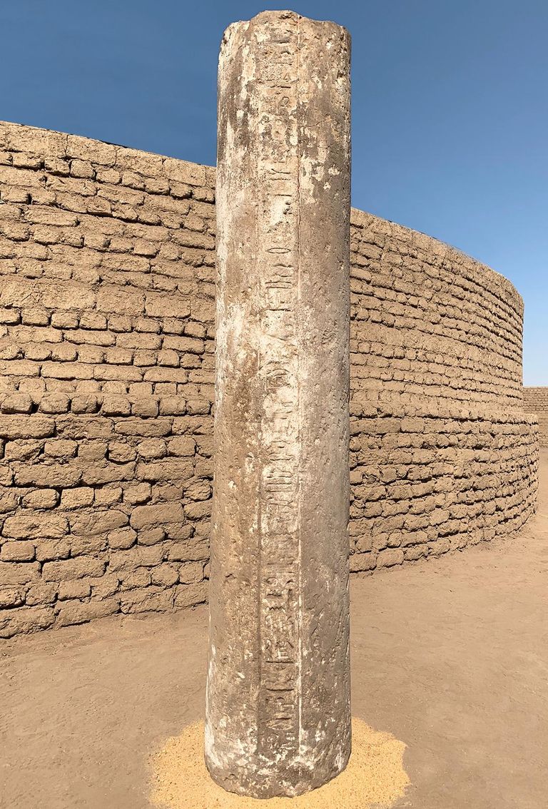 من اكتشافات البعثة الأثرية