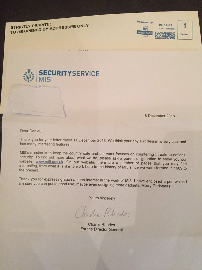 رد مكتب الاستخبارات على الطفل