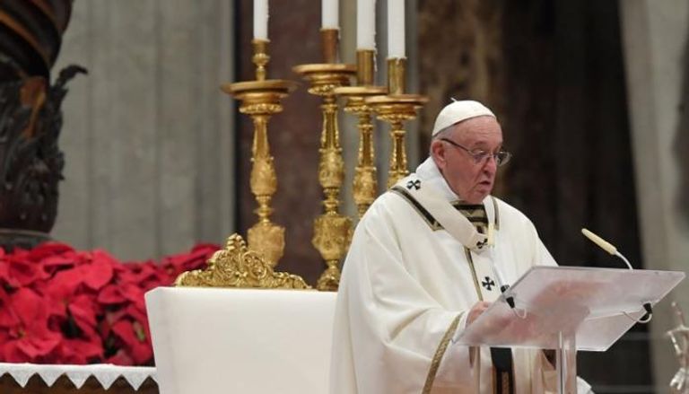 البابا فرنسيس يلقي عظة عيد الميلاد