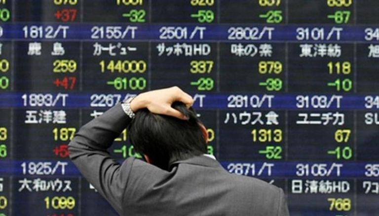 تراجع عنيف للأسهم اليابانية بسبب خسائر 